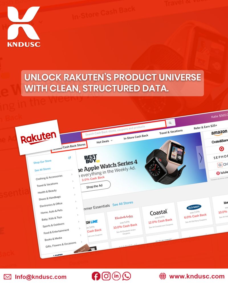 Structured Rakuten Data: The Secret to E-commerce Growth & Smarter Decisions - KNDUSC