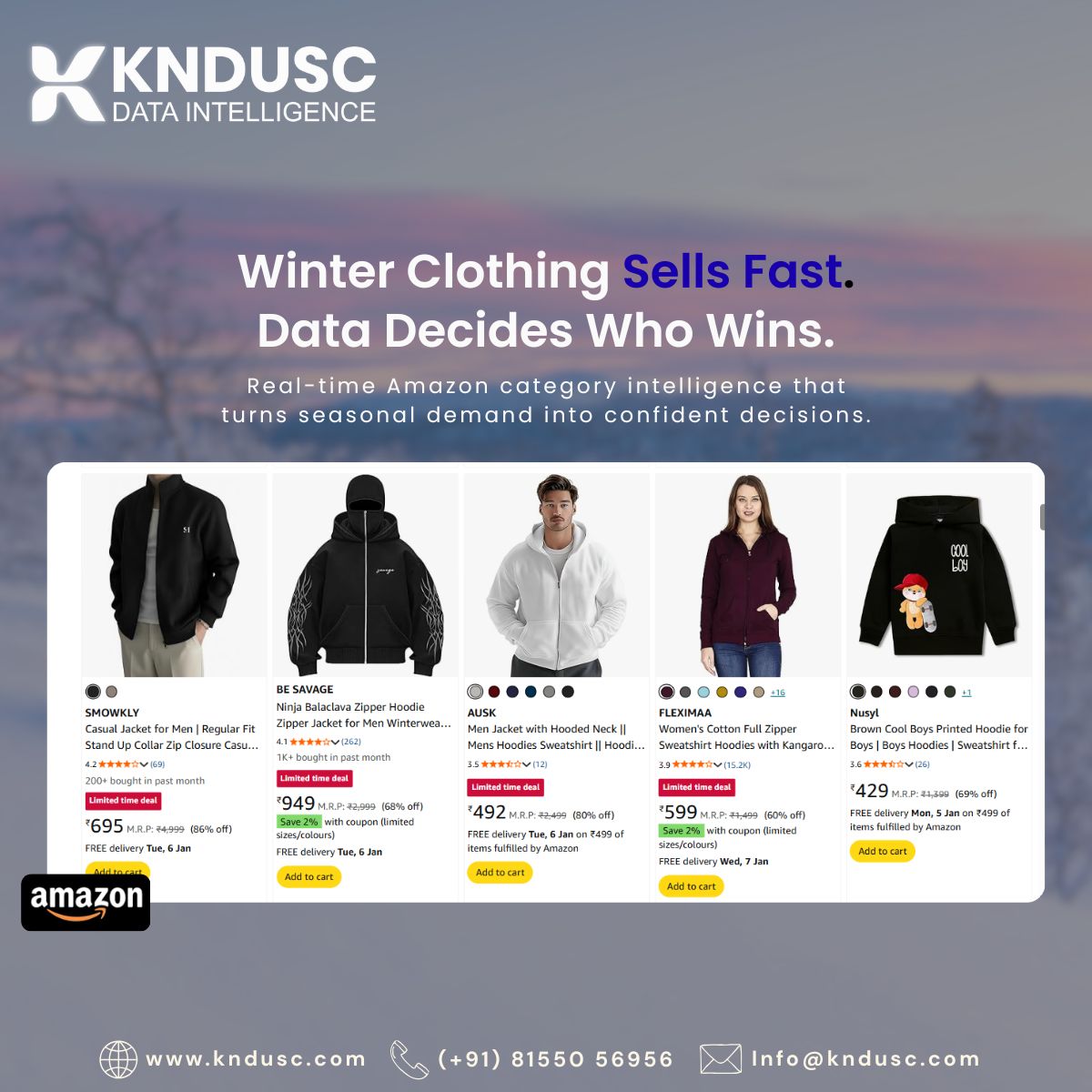 Amazon Winter Clothing Data Scraping: Smarter Decisions for a Fast-Moving Season