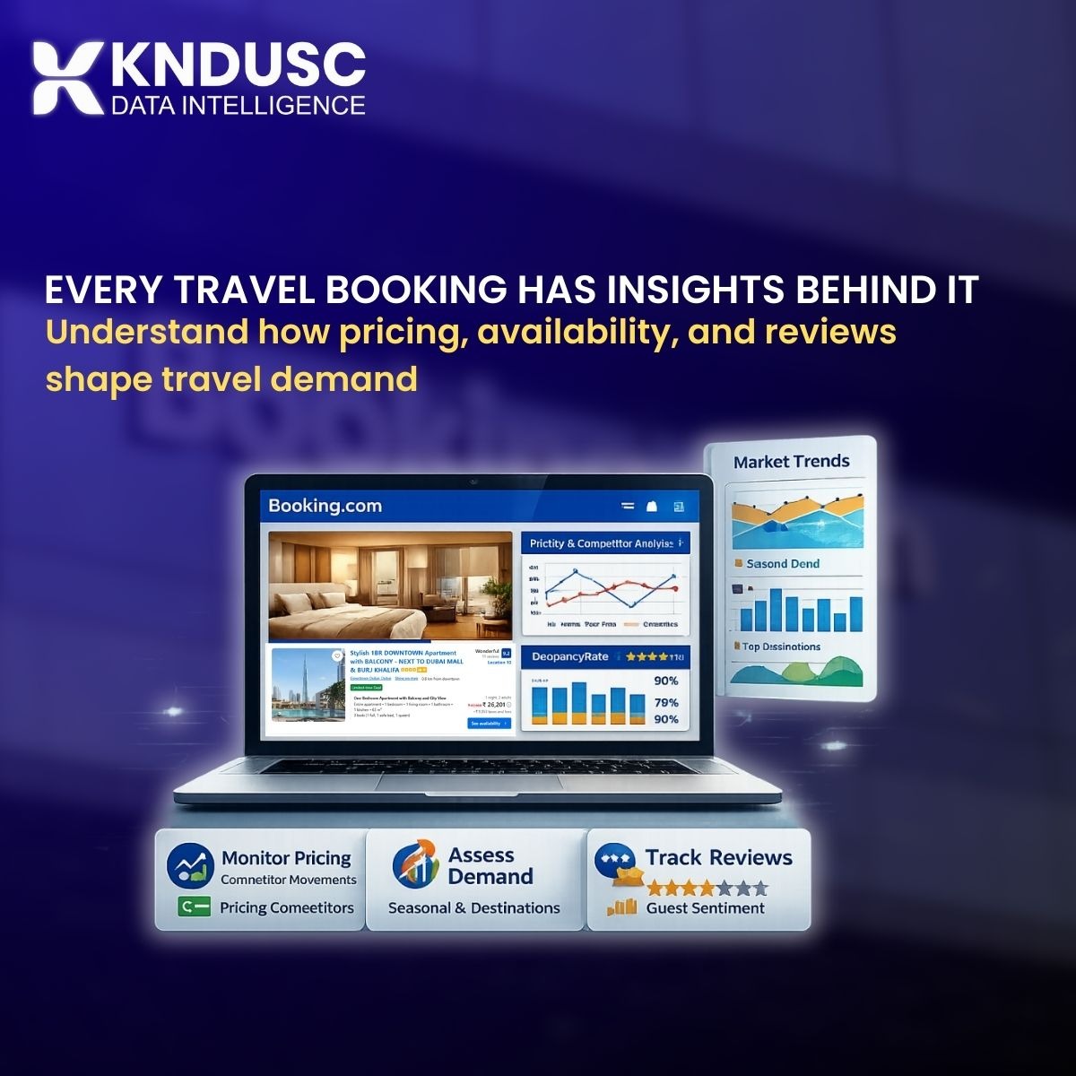 Booking.com Data Scraping: How Hotels Track Prices, Demand & Competitors in Real Time
